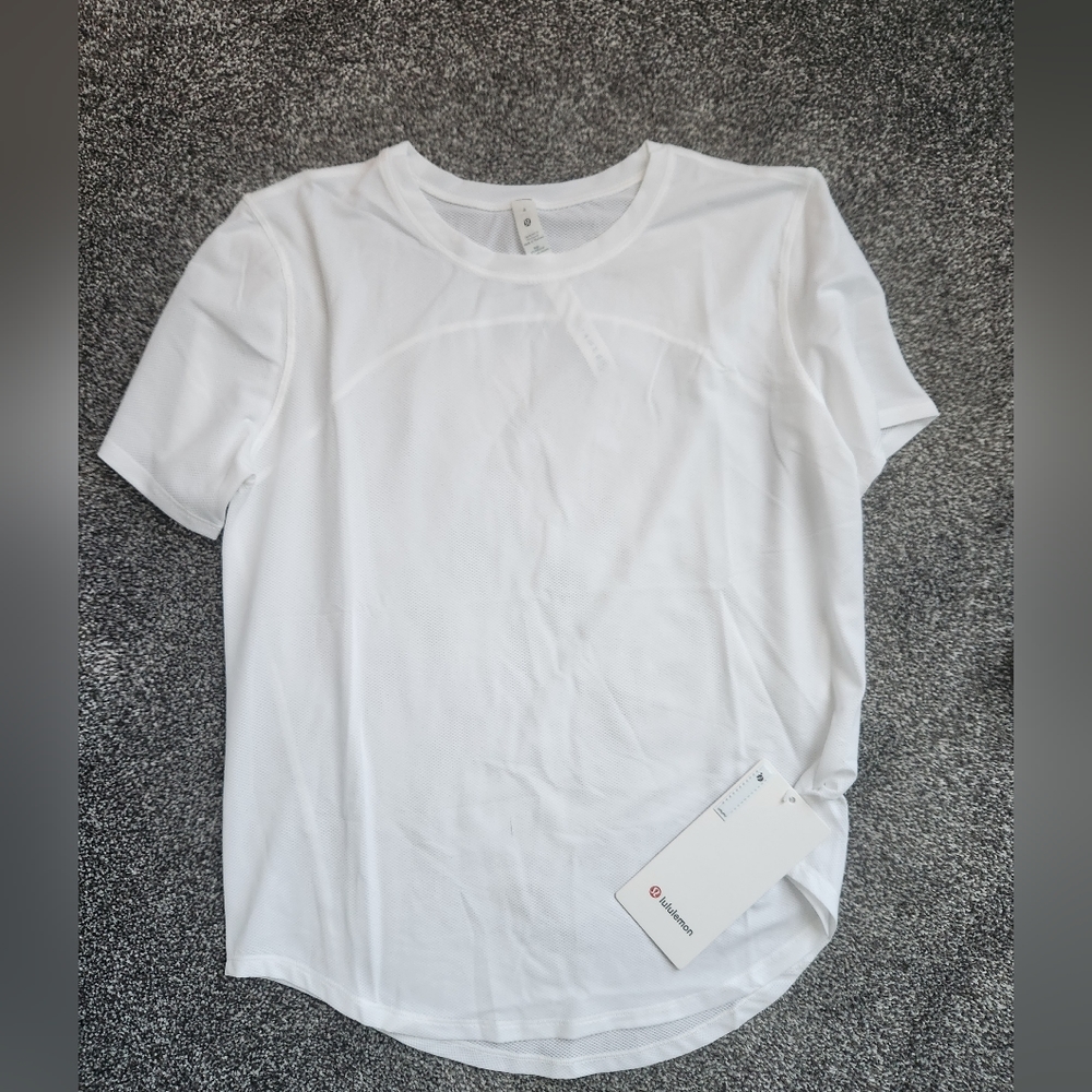High neck running tee